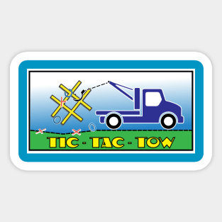 Tic - Tac - Tow Sticker